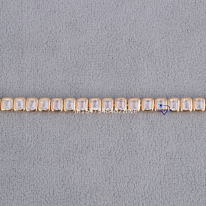 Gran oferta 2024, pulsera de tenis clásica, Plata de Ley 925, corte esmeralda, probador de diamantes, moissanita, oro, envío principal listo - Product Image 6