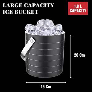 Modern Stainless Steel <b>Ice</b> <b>Bucket</b> With Sleek Look Ideal For Gifting Bartenders Party Hosts Or <b>Beverage</b> Enthusiasts - Product Image 3