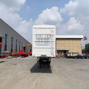 Remorques de transport robustes à ridelles hautes pour bétail (bovins, ovins, porcins) 25-30 tonnes, avec essieux renforcés, pour semi-remorques à ridelles, vente en gros - Product Image 3