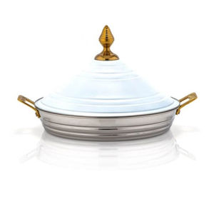 Admirable Design Home Decor Dining Ware Food Server Hot Pot Buffet <b>Warmer</b> Display Dish for Ramadan Decor by Indian Suppliers - Product Image 1
