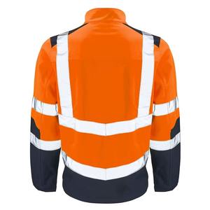 Chaqueta de Seguridad Reflectante Personalizada para Hombre, Ropa de Trabajo de Alta Visibilidad, Sudadera Impermeable, Top Reflectante de Dos Tonos con Logotipo Personalizado - Product Image 2