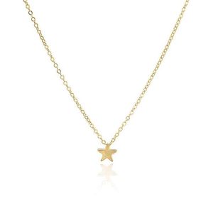 10K ชุดจี้รูปดาวสีเหลือง/ขาวสีทองสวยทำด้วยมือของขวัญวันเกิดโรแมนติกสำหรับผู้หญิง (ปรับแต่งได้ - Product Image 1