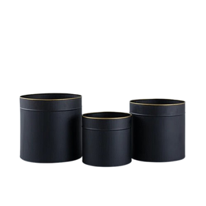 Maceta de flores negra mate con calidad superior, hecha a mano, nuevo diseñador, maceta de jardín elegante, juego de macetas de suelo de Color personalizado - Product Image 1