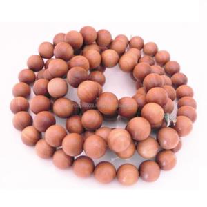 Mala en bois de santal naturel pour la méditation, le yoga et la guérison, collier de 108 perles de prière écologiques, parfum boisé doux - Product Image 3