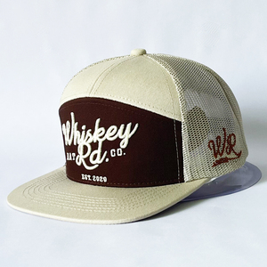 Low MOQ Vietnam Snapback Cap 7 Panel Structured Trucker <b>Hat</b> 3D Embroidery Ri168 Trucker Cap Outdoor Gorras Trucker <b>Hat</b> Mesh <b>Hats</b> - Product Image 1