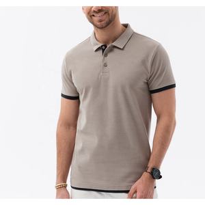 Polo à manches courtes décontracté d'été de haute qualité pour homme, haut de loisirs en tricot respirant avec logo personnalisé et motif imprimé - Product Image 1