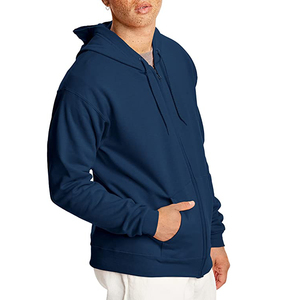 Meilleur sweat-shirt d'hiver pour hommes à la mode Vêtements tricotés à capuche confortables avec fermeture éclair Motif solide Nouvelle arrivée Hoodie - Product Image 6