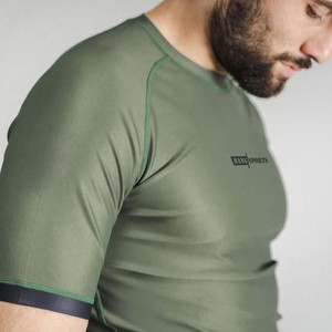 Camiseta de compresión Rashguard para hombre BJJ MMA de alta calidad hecha a medida, ropa de gimnasio transpirable - Product Image 2