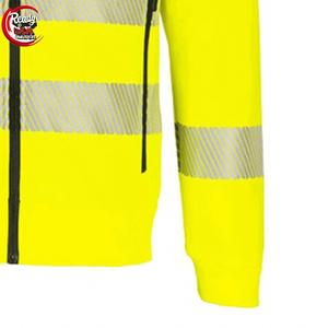 Sudadera de Seguridad para Hombre con Estampado Reflectante 3M, Certificación CE, Personalizable, Ropa de Trabajo de Alta Visibilidad, Manga Larga, Transpirable - Product Image 5
