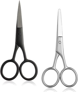 Tijeras de Manicura de Acero Inoxidable Pequeñas de Alta Calidad, para Diestros, Removedor de Piel Muerta, Cuchilla Recta y Afilada, Cortacutículas, Cejas - Product Image 1