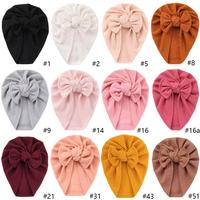 Liquidation vente bébé gaufré nœud papillon Turban Super doux haute élasticité élastique bébé Turban doux fille bébé cheveux accessoires
