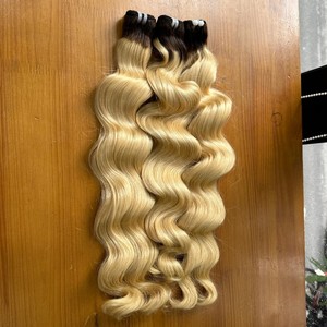 EXTENSIONS DE CHEVEUX HUMAINS ONDULÉS NATURELS BLONDE CRUS DONNEUR UNIQUE VIETNAMIEN - Product Image 3