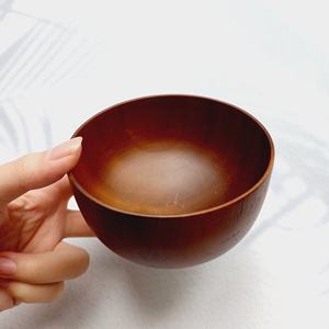 ชามข้าวสำหรับครอบครัว,ภาชนะไม้อาคาเซียทำจากไม้ธรรมชาติเป็นมิตรกับสิ่งแวดล้อมสำหรับร้านอาหารในบ้าน - Product Image 5