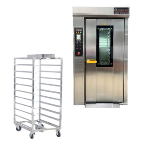 Hot Product 2024 <b>Rotary</b> Oven 16 Trays With Altuntop Trolley Custom Logo Stainless Steel Oven Electric Kien an Manufacturer - Product Image 1