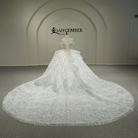 Robes de mariée Jancember GT26009 avec paillettes et perles, style Sweetheart, pour mariage