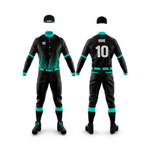 2025 maillot de Baseball et pantalon pour hommes personnalisés chemises d'impression numérique respirantes uniforme de Softball motif vierge de Sublimation - Product Image 2
