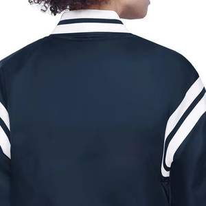 Premium Letterman Jacket Streetwear Poliéster Manga larga Varsity Chaquetas Ropa deportiva Precio de fábrica Chaqueta barata para mujeres - Product Image 4