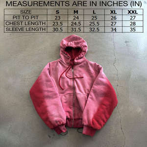 Sweat-shirt uni lourd personnalisé 500 Gsm, sweat-shirt épais résistant au soleil pour femmes, sweat-shirt à fermeture éclair délavé au soleil - Product Image 4