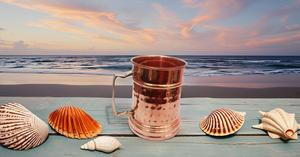 Tankard <b>Large</b> Copper Moscow mule <b>mugs</b> -100% handcrafted pure solid <b>mugs</b> capacity Brass Handle - Product Image 6