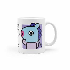 Tazza in ceramica BT21 con design dei personaggi Mang, ideale per caffè o tè, perfetta come regalo. - Product Image 1