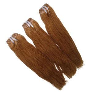 Extensiones de cabello humano real vietnamita, paquete de extensiones de doble dibujado, estilo de onda natural indio, directo del vendedor de trama Genius - Product Image 2