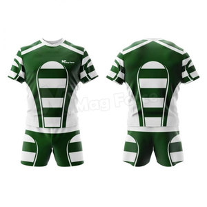 Uniforme de rugby personnalisé pour hommes, marque privée, fabrication OEM, prix d'usine, haute qualité, fabriqué au Pakistan, séchage rapide, anti-UV, respirant - Product Image 3