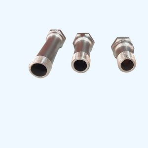 Raccords de tuyaux en acier inoxydable de haute qualité avec crochet Long LX1/2 '-100mm pour diverses industries et applications de plomberie - Product Image 1