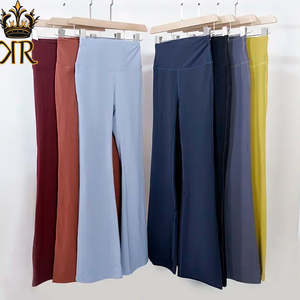 Yoga Legging classique Flare pantalon femmes collants de sport Fit pantalon taille haute Fitness porter Yoga Flare pantalon - Product Image 1