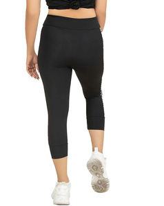 Custom High Waist Knitted Fabric Gym Sportswear Solid <b>Pattern</b> Skinny Tight Fitness <b>Leggings</b> With Elastic Waist for Yoga - Product Image 5