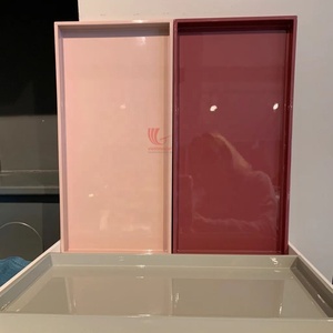 Decorative Lacquer Serving Tray for <b>Coffee</b> <b>Table</b>, Kitchen and Dining Room, Eco Friendly Wholesale - Product Image 2