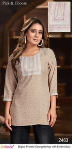 Kurti en rayonne unie, look minimaliste élégant, tissu doux et confortable, parfait pour la mode féminine, par Export - Product Image 4