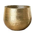 Customized Gold Metal <b>Indoor</b> Home Garden Decorative <b>Pots</b> Planters <b>Large</b> Small Hanging Option Pack Flower <b>Pots</b> Planters Modern - Product Image 4