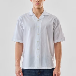 Wholesale <b>Shirts</b> for <b>Men</b> Oversize <b>Men's</b> Turn-down Collar <b>Shirt</b> Factory Custom Cuba Collar Designer <b>Bowling</b> - Product Image 2