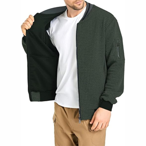 Blouson d'aviateur élégant de bonne qualité pour hommes matériau durable de qualité supérieure meilleur design Veste brodée unique pour hommes - Product Image 3