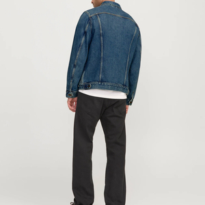 Vestes en jean personnalisées pour hommes faites de meilleurs matériaux au prix de gros à bas prix Vestes en jean pour hommes les plus vendues - Product Image 2