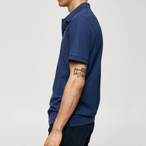 Estilo de tendencia para hombres para camisas 100% algodón sólido transpirable manga corta Casual recién llegado precio competitivo hecho en fábrica - Product Image 5