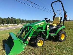 รถแทรกเตอร์ขนาดเล็กคุณภาพสูง ปี 2025 รุ่น John Deere 260B พร้อมผานหลังและผานหน้า สีเขียว ขับเคลื่อน 4 ล้อ รถแทรกเตอร์สำหรับสวนอเนกประสงค์ - Product Image 5
