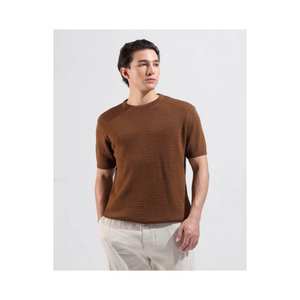 Camiseta de Algodón para Hombre, Cuello Redondo, Lisa, Suave, Transpirable, Cómoda, Informal, Gran Venta - Product Image 2