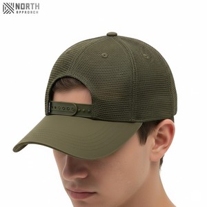 หมวกเบสบอลผ้าคอตตอนขนาดพลัสไซส์หมวกน้ำหนักเบาออกแบบได้ตามต้องการ - Product Image 3