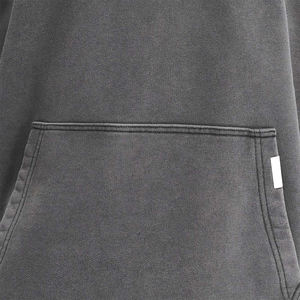 Pull à capuche imprimé Dtf et sweat-shirt pour hommes logo personnalisé à capuche manches longues en coton polaire - Product Image 5