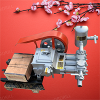 Pompe à boue en acier haute performance BW160/10 10MPa pour forage géologique de puits d'eau, compatible avec moteur diesel et petite foreuse carottière