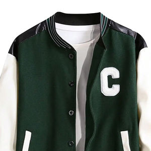 Veste universitaire d'hiver pour homme, style classique de lettreman, bomber chaud, école, collège, équipe sportive, streetwear, usage quotidien, mode - Product Image 4