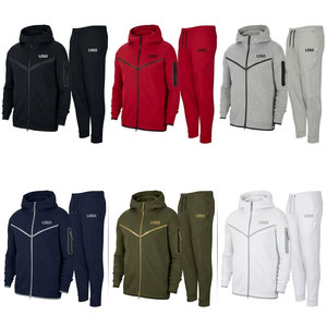 Ensemble de sweat-shirts à capuche unisexes en molleton technique - Impression personnalisée - Vêtements de sport d'hiver écologiques pour l'extérieur - Product Image 1