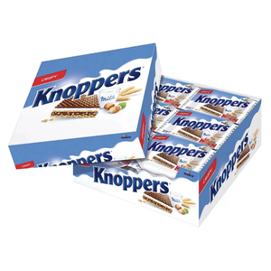 Wholesale Factory Supply Knoppers NussRiegel 24x40g Chocolate Wafer <b>Bar</b> Crunchy Hazelnut <b>Snack</b> Bulk Export Quality Best Deals - Product Image 5