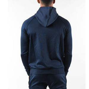 Sudadera con capucha de media cremallera de invierno sostenible de alta calidad para hombre Diseño transpirable Impresión de logotipo personalizado Tallas grandes OEM Liso teñido - Product Image 6