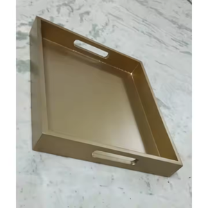 ถาดเสิร์ฟกาแฟ MDF ทำมือดีไซน์เรียบง่ายสำหรับบ้านหรือโรงแรมสำหรับเสิร์ฟในห้องครัวด้วยแฟชั่นเรืองแสง - Product Image 3