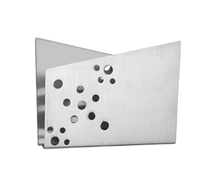 Antique Home Basics Drôle Debout En Acier Inoxydable De Table Porte-Papier De Soie En Métal De Mariage Restaurant Serviette De Rangement - Product Image 1