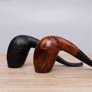Pipe à tabac en bois naturel écologique avec un design moderne simple pour une fumée douce et décontractée et une aspiration facile - Product Image 6