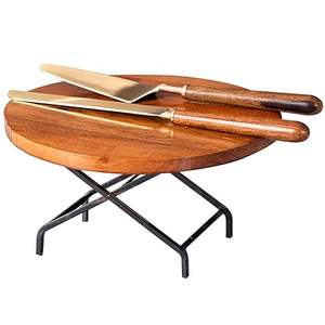 Support de gâteau de Cupcake en métal robuste de Style de luxe pour anniversaire de mariage fête d'anniversaire de mariage gâteau de célébration de douche de bébé aussi - Product Image 1