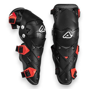 Genouillères de moto Acerbis IMPACT EVO 3.0, protection des coudes en Spandex pour la saison printanière avec protection du tibia et du fibulaire - Product Image 1